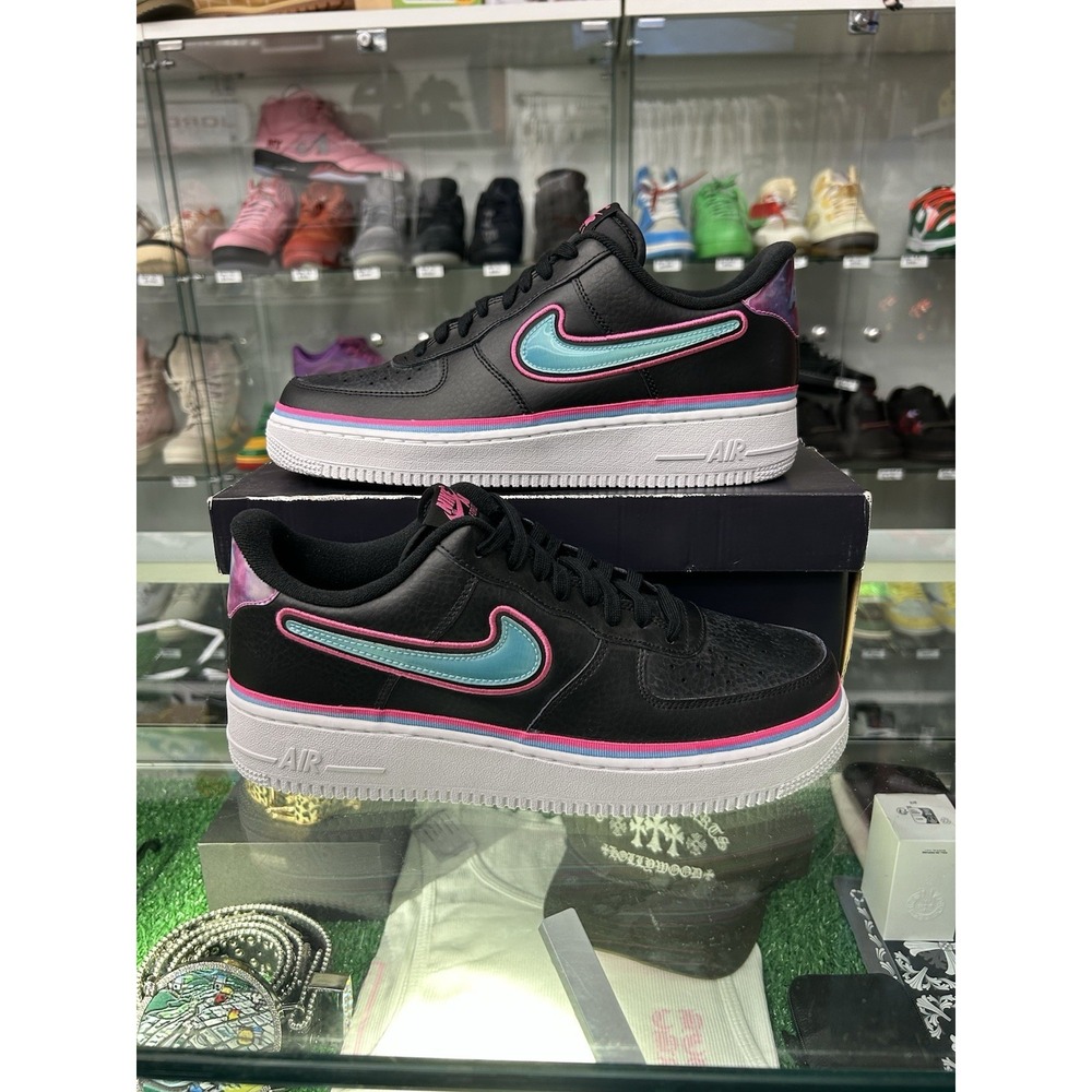 Air Force 1 '07 LV8 Sport Miami Night South Beach Size 10.5 Men's Tried On